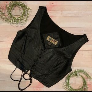 Vintage MGR It’s Our Universe Leather Vest